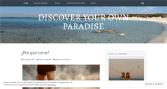 Desktop Screenshot of discoveryourownparadise.com